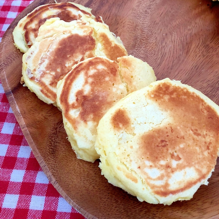 牛乳とヨーグルトでホットケーキ★